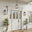 2-light Outdoor Hanging Lantern with Clear Glass Shade-1451397328