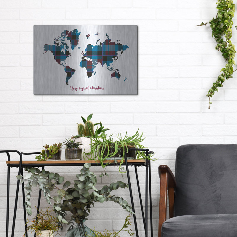 «Great Adventure» par Erin Clark, art mural en métal, H 12 po x l 16 po