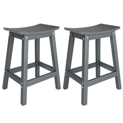 Outdoor Bar Stools Set Of 2 by Latitude Run