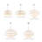 Aasim 30" 7-Light Dimmable Tiered Drum Chandelier-481498316