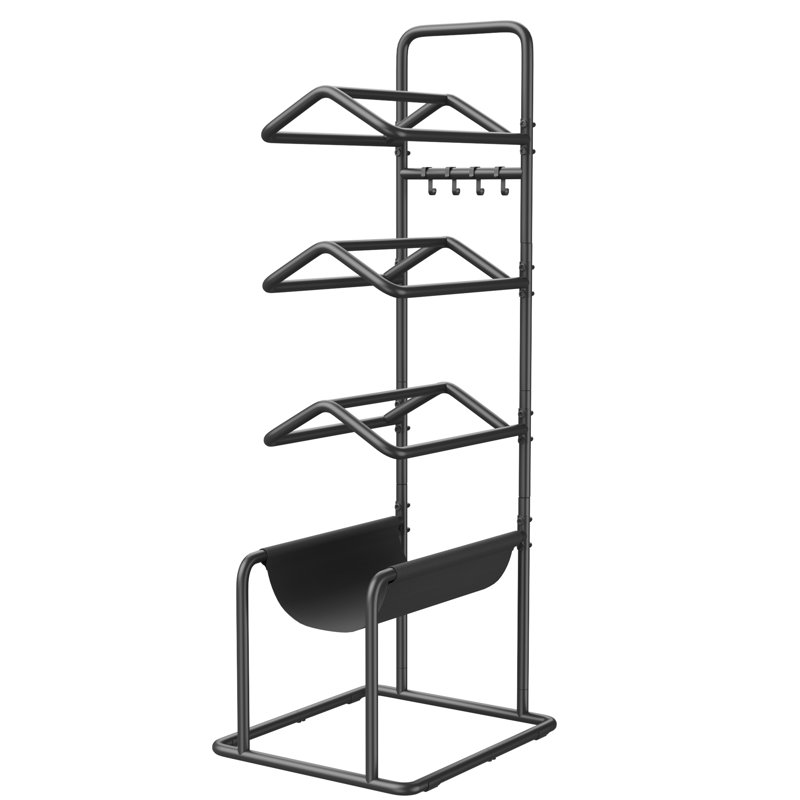 Support de selle autoportant à 3 niveaux, selle de cheval et support de rangement pour selles occidentales et anglaises avec rangement pour couvertures