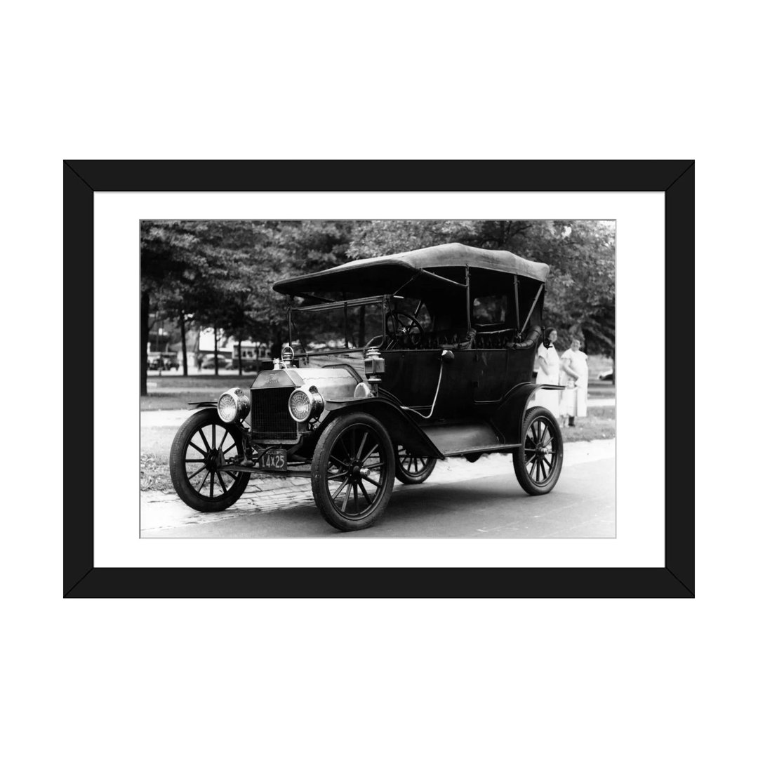 " 1920s Model T Ford Touring Car Automobile On Display During Parade " East Urban Home Mat 