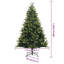 Artificial Hinged Christmas Tree 300 LEDs Green-1603129251-1603129250