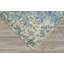 Tapis unique bleu / beige 8 pi 2 po x 10 pi