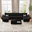 Teangela 11 - Piece Velvet Sectional-1286838825