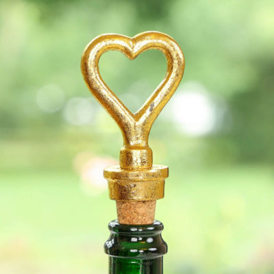 Nunam Gold Brass Stainless Steel Bottle Stopper