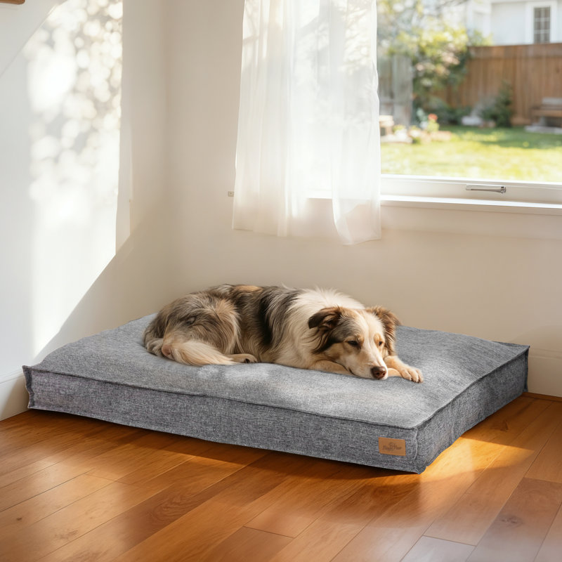 Pet Bed Firm Support Crate Mattress, Grey, Extra Large (12cm H x 118cm W x 89cm D)