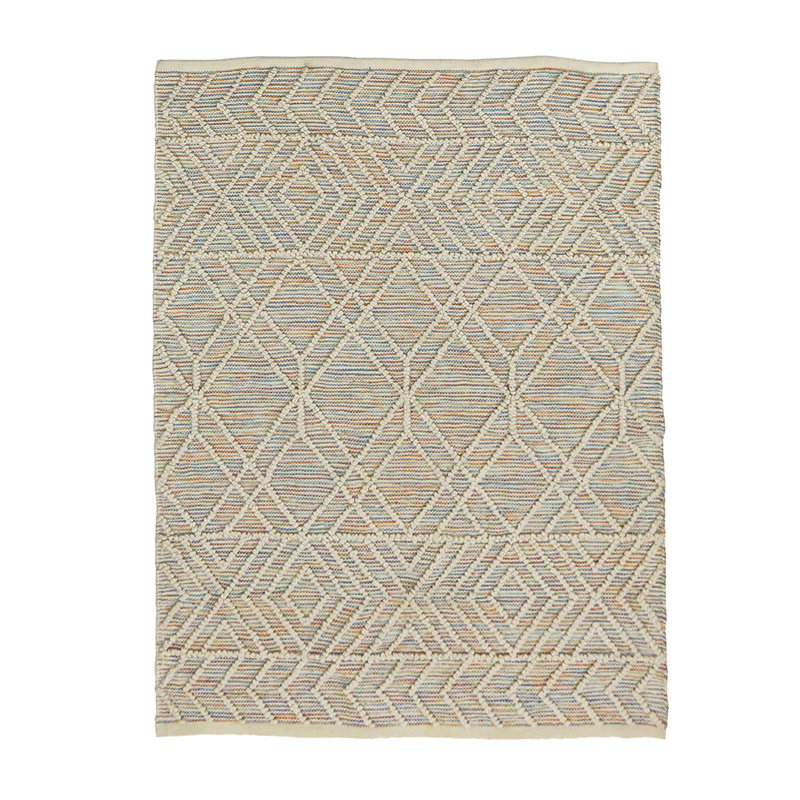 Eythan Geometric Indoor / Outdoor Rug, Rectangle 5' x 7'