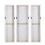 Toile tridimensionnelle en résine, aspect rétro, centre de l 11,8 po x H 35,5 po et côtés de 9,25 po, usage intérieur seulement, style cintres