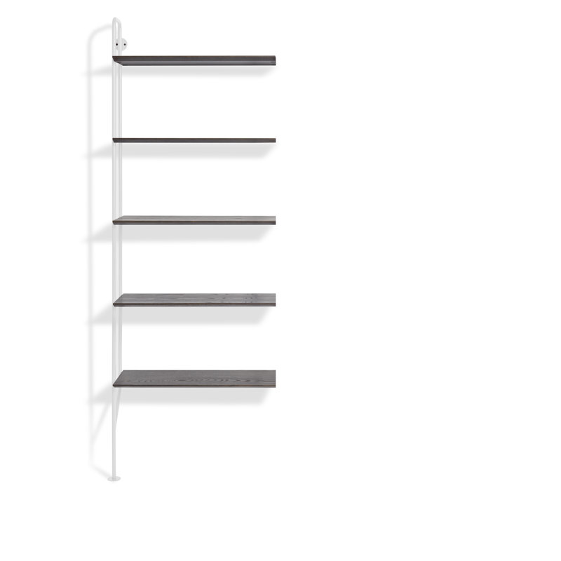 Hitch Bookcase Add-on Kit, White/Slate