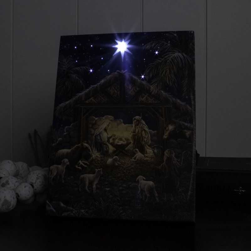 Toile de table éclairée Oh Night Divine 8X6