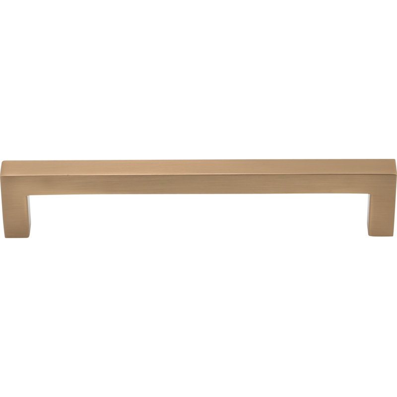 Square 5 1/16" Center Bar Pull Multipack, Champagne Bronze