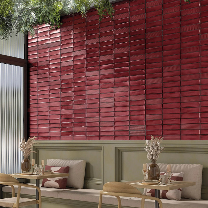 Connoisseur magenta brillant 3 x 10, Rouge
