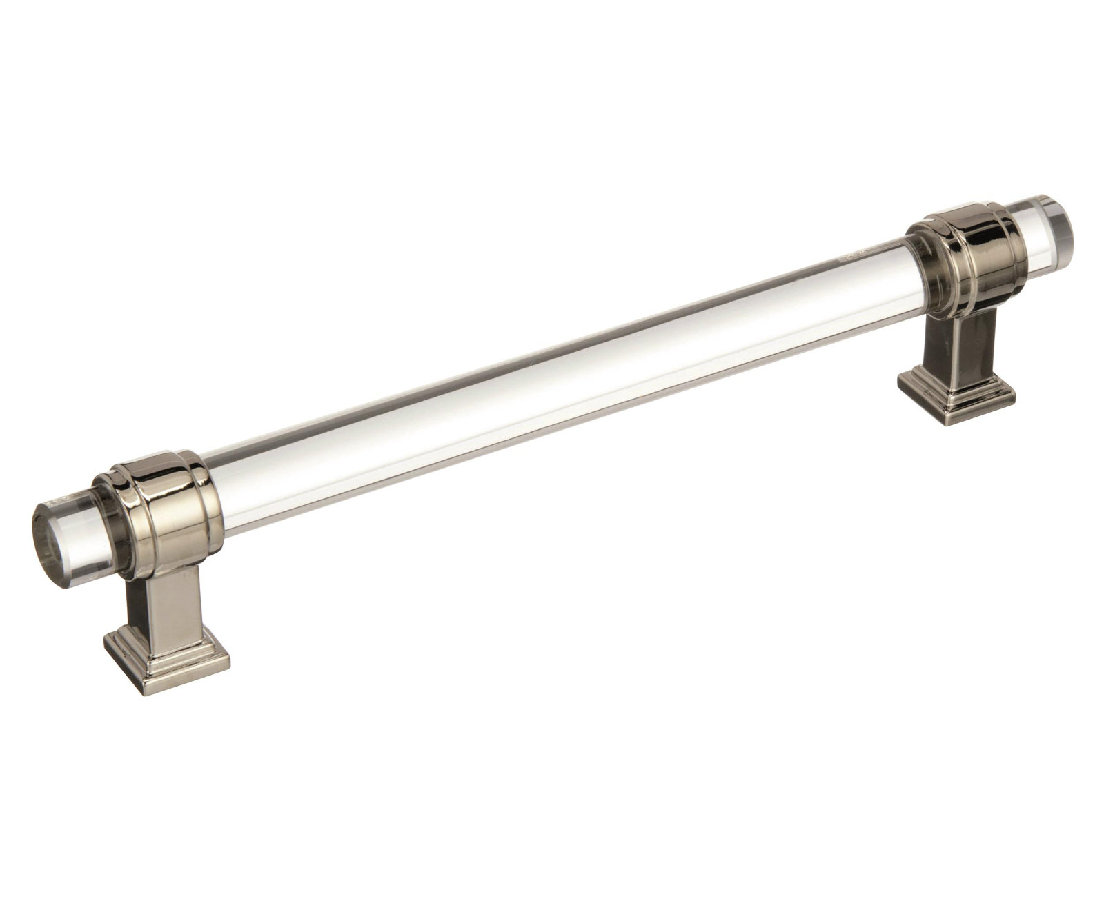 Amerock Glacio Bar Pull, 6 5/16", Polished Nickel