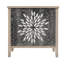 Armoire de rangement sculptée à 2 portes avec tablette réglable-121071725