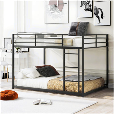 Full Over Full Metal Bunk Bed