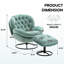 Fauteuil d'appoint avec repose-pieds Anouk-34165099