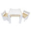 Ensemble de table et de chaises multi-activités pour enfants avec plateau de table réversible et rangement Teamson Kids 2-en-1