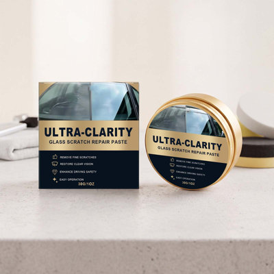 Repair Cream 30g - Glass Scratch Repair Paste Car Windshield Fine Scratch Remover  Clear Driving