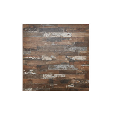 Midtown Planked Pine Round Indoor Table top