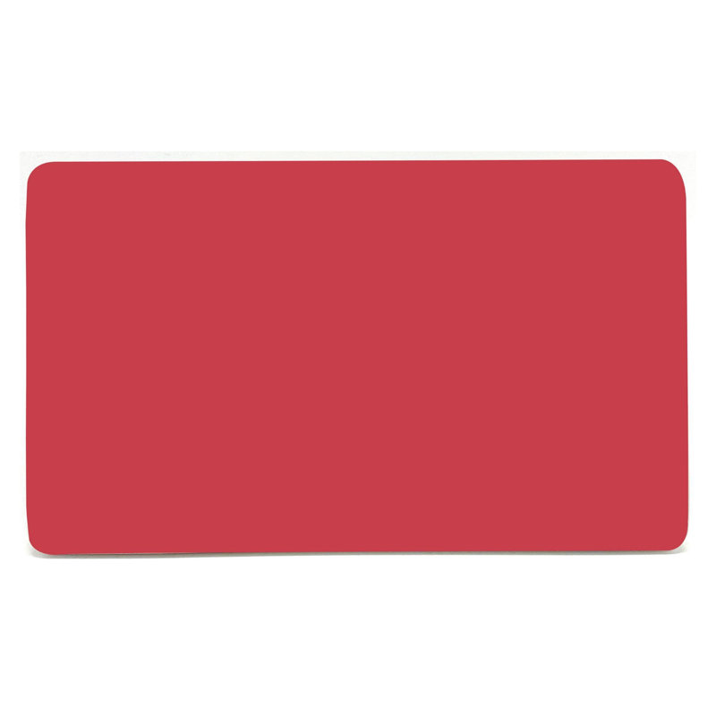 Trendi Switch Double Blanking Plate, Strawberry