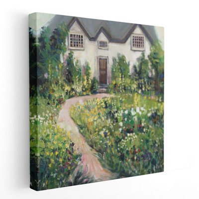 «Garden Cottage I», reproduction d'art sur toile