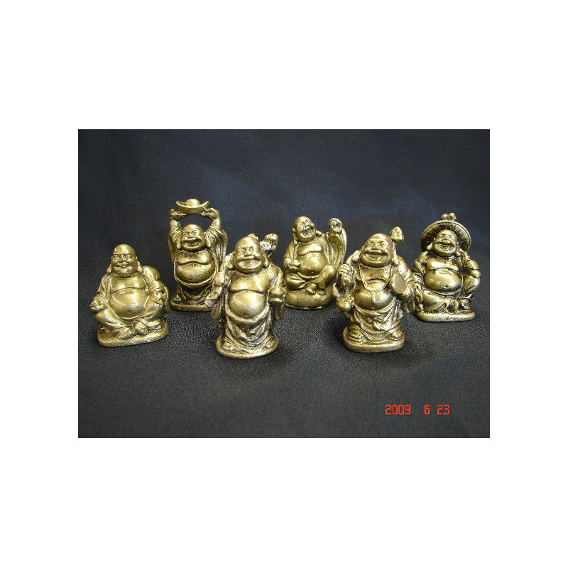 Ensemble de 6 figurines de Bouddha