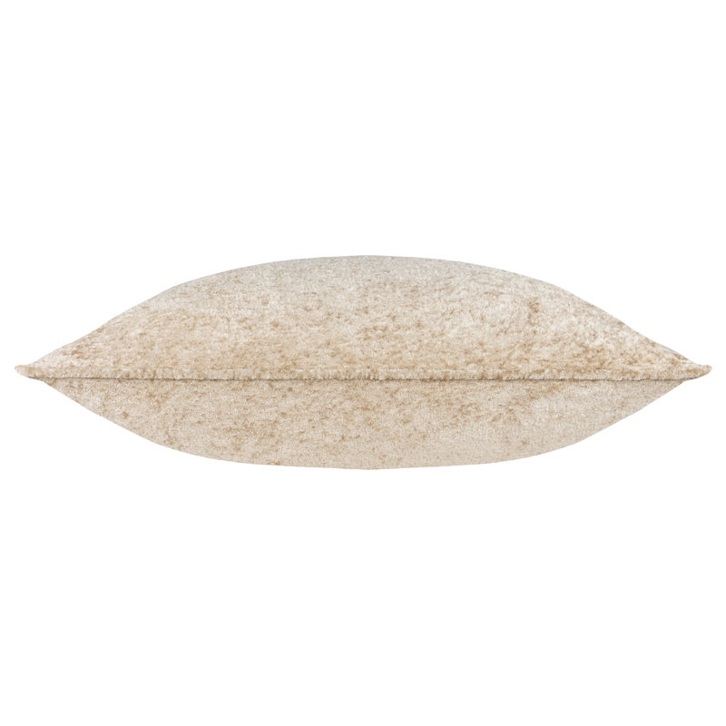 Lustre Square Cushion, Beige, Polyester