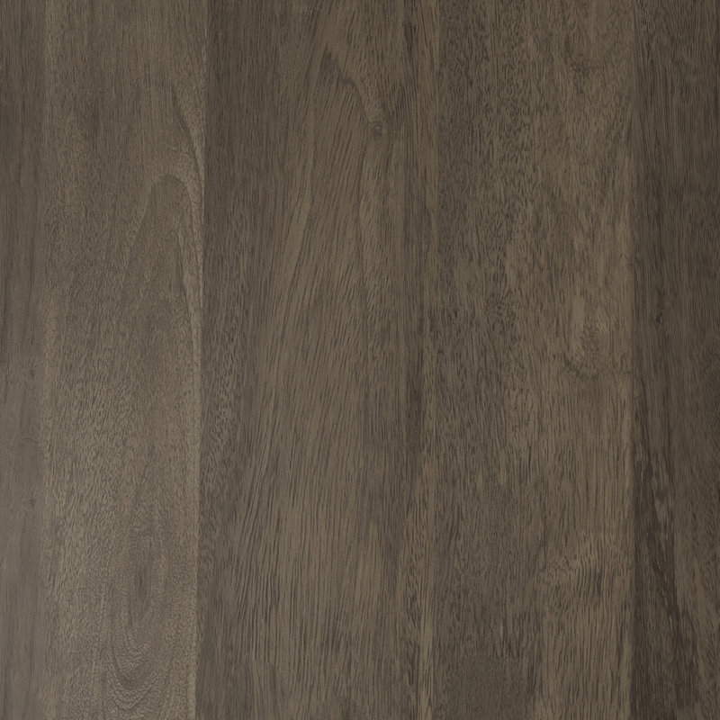 Table d'appoint en bois de manguier massif l 16 po Terry, Gris cendré