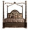 Sovereign Upholstered Metal Canopy Bed