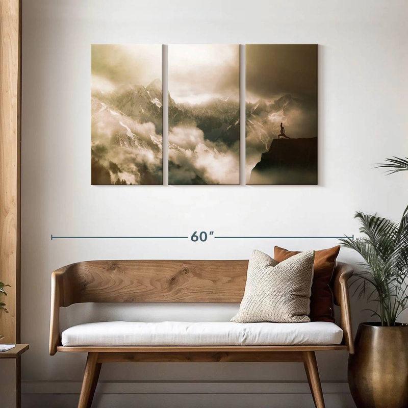 Alvord Yoga On The Alps, 28" H x 45" W