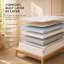 Matelas de 30 cm en mousse à mémoire de forme et gel rafraîchissant – Soutien lombaire et des hanches en 5 zones, soulagement des points de pression | Fermeté moyenne, sans fibre de verre, livrée en boîte-1199299575