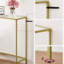 Joffe 100cm Glass Top Console Table-1397489692