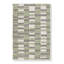 Static Geometric Area Rug in Green/Ivory-75498545