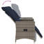 Canapé de patio inclinable 2 places Vidaxl-116119988-116119992