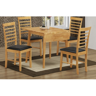 Polanco Folding Dining Set with 4 Chairs