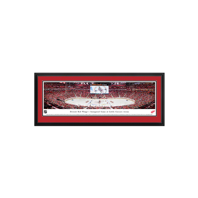NHL Hockey, H 18 po x l 44 po x P 0,88 po, Rouge