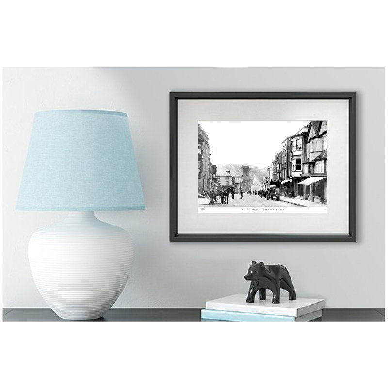 Guildford, High Street 1903 1 Piece Single Picture Frame Wall Art, 28cm H x 36cm W x 2.3cm D