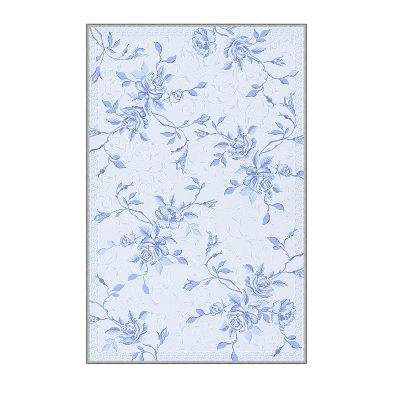 Stylish Hall Carpet (39.4 x 78.7 inches), 100% Polyester, 0.3 in Pile Height | Antibacterial, Non-Slip Underside, Machine Washable | 3D Digital Printed Design, Durable & Soft for Home Décor