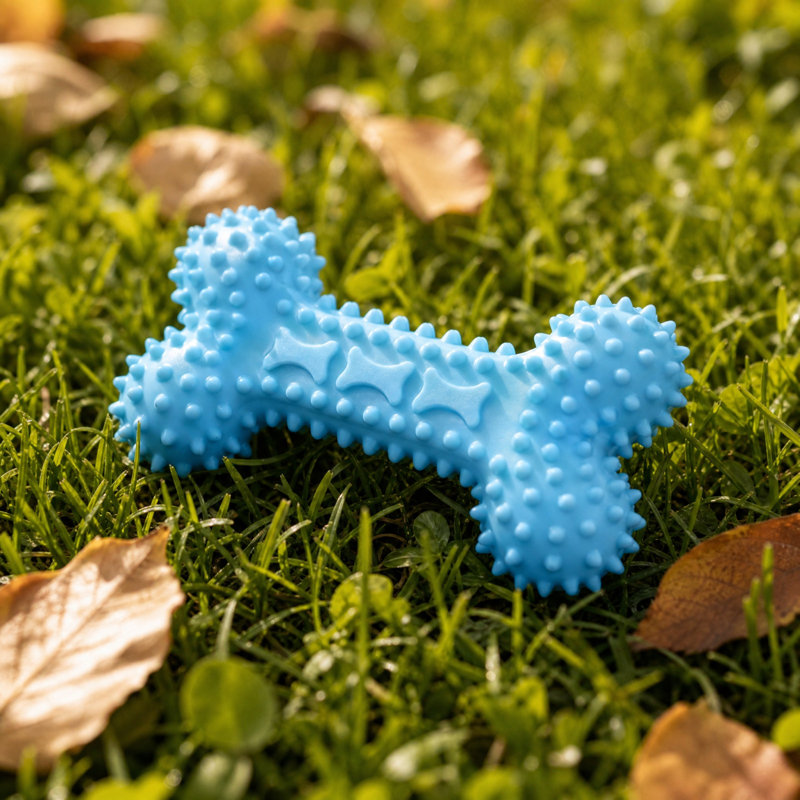 un jouet de jeu interactif en forme de dentition pour chien, Yellow
