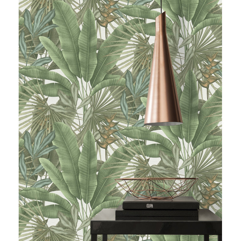 Rahnuma 10.05m x 53cm Matte Double Roll, Green