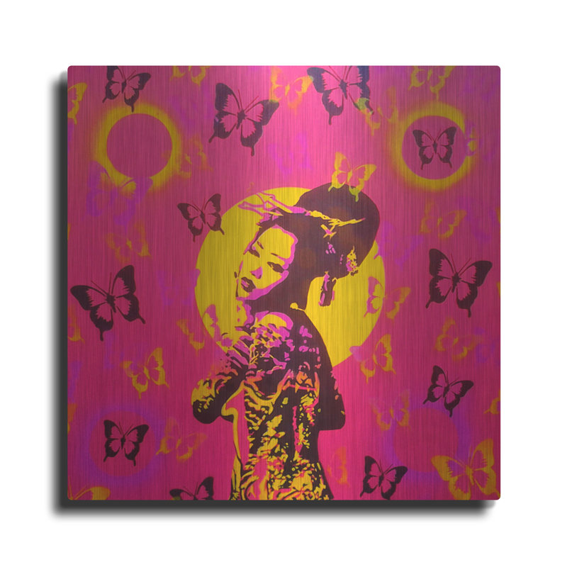 "Planète Asie" par Abstract Graffiti, H 36 po x l 36 po