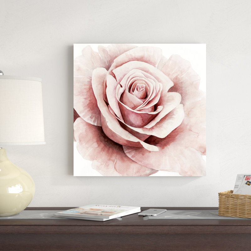 Rose rose I, H 20 po x l 20 po x P 1,25 po