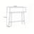 Simple Rectangular Brown Solid Wood Console Table