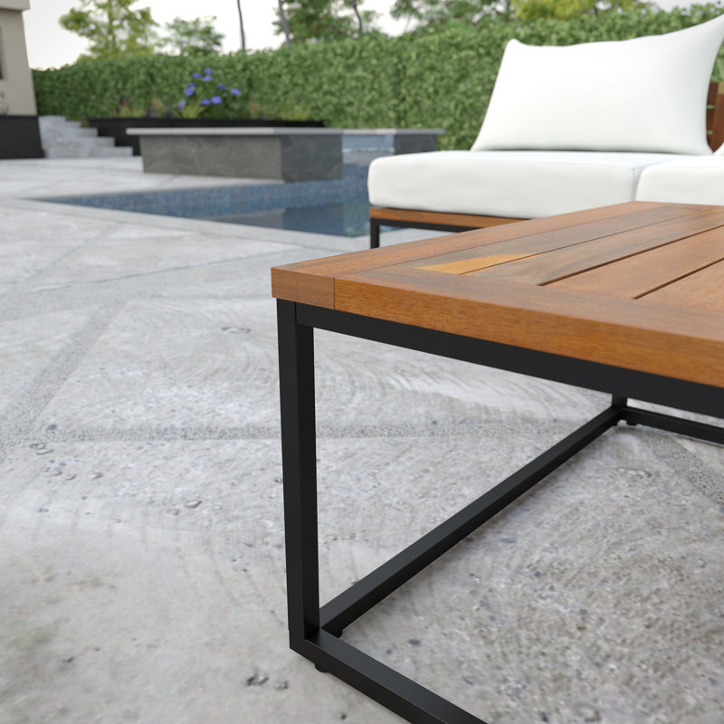 Table basse en bois massif d'acacia Horsforth
