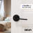 Muse Passage Door Lever Modern Concealed Design For (Hall & Closet) – Sleek Minimalist Style in Matte Black-114645540