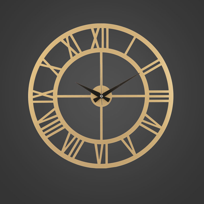 Amarmula Metal Wall Clock, 50cm H x 50cm W