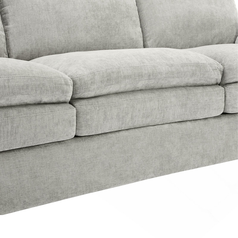 Ensemble de canapé rembourré Cozy, Gris clair