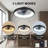 20-inch Black Led Ceiling Fan Light With Dimmable Brightness And Adjustable Color Temperature, Featuring App And Remote Control Operation, Suitable For Living Rooms, Bedrooms, And Dining Areas.
