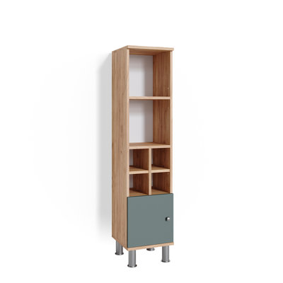 Birkhild 30Cm W x 130.6Cm H x 30Cm D Tall Bathroom Cabinet